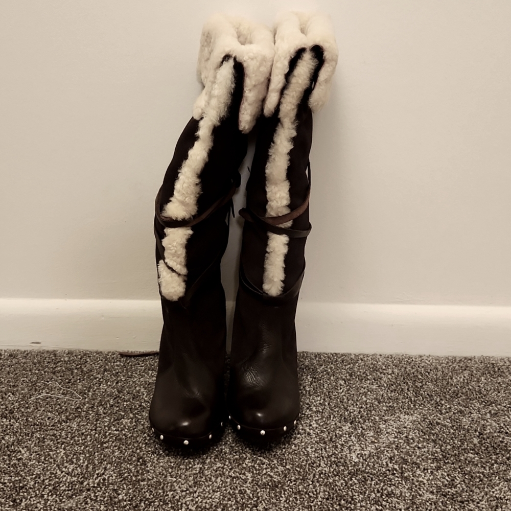 Michael Kors Suede Boots Sz 7.5